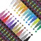 24 Colors Premium Extra Fine Point Acrylic Paint Marker Pens for Wood, Canvas, Stone, Rock Painting, Glass, Ceramic Surfaces, DIY Crafts Making Art Supplies